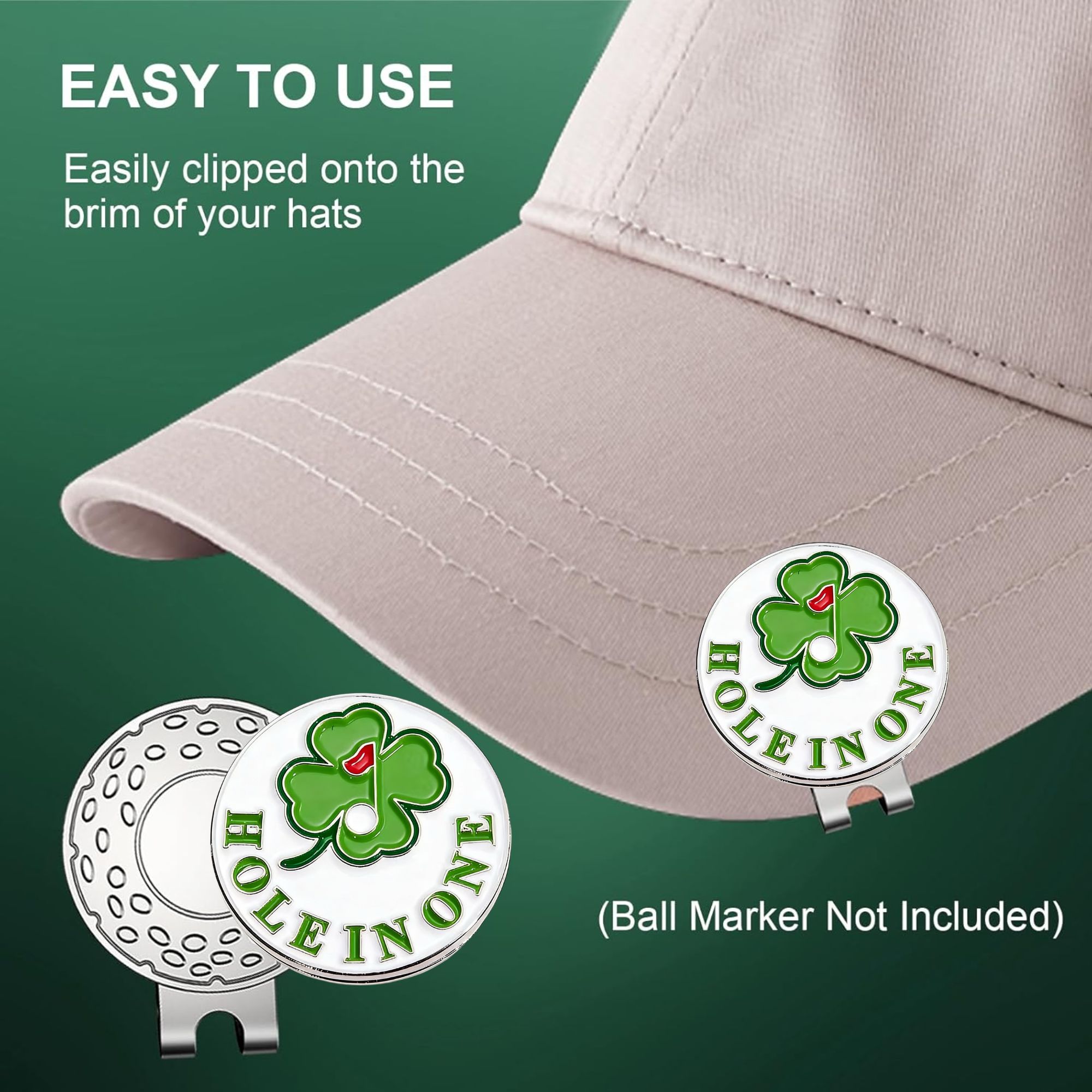 Conjunto de 4 Clipes para Boné - Ball Marker Set avaliação e preço