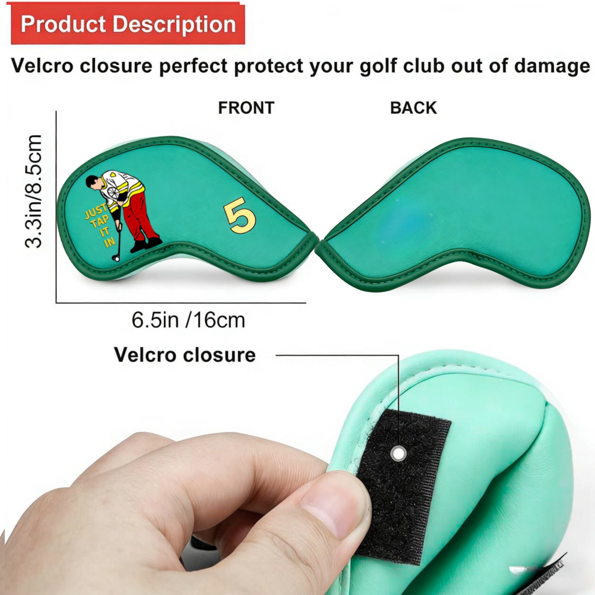 9 capas para ferros de golfe c - Golf Equipment Suppliers avaliação e preço