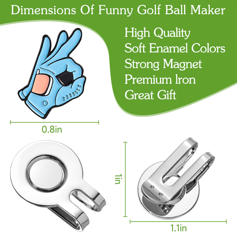 Ok sinal chapéu de golfe clipe - Ball Marker Set avaliação e preço
